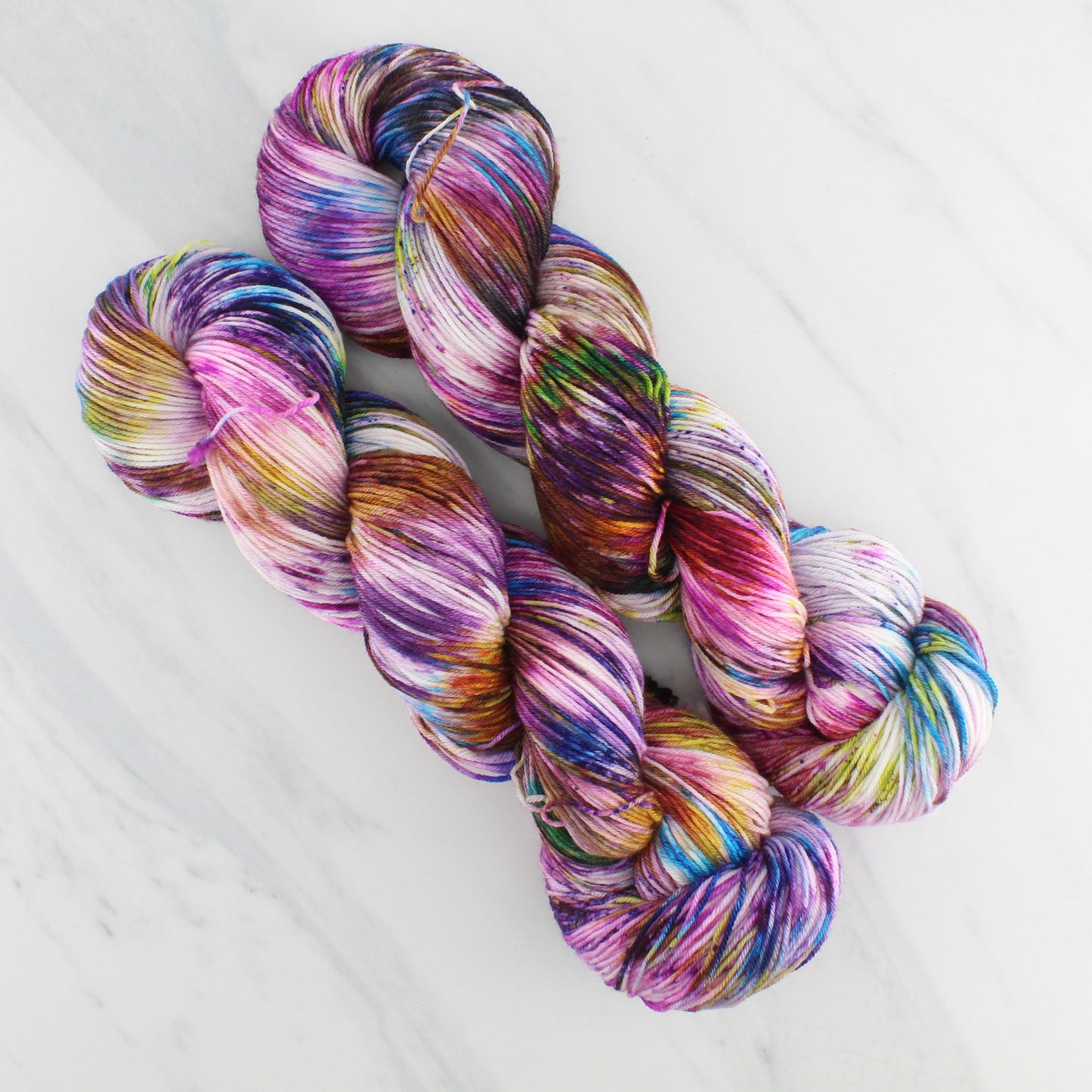 VIVALDI'S SUMMER Hand Dyed on Sock Perfection - Splashed & Speckled Yarn
