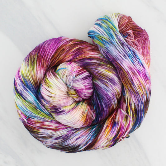 VIVALDI'S SUMMER Hand Dyed on Sock Perfection - Splashed & Speckled Yarn