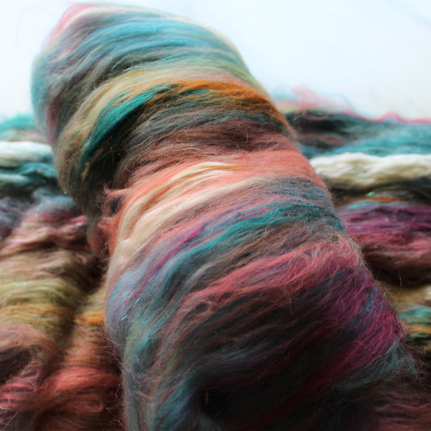 WONDER Art Batts to Spin and Felt - Purple Lamb