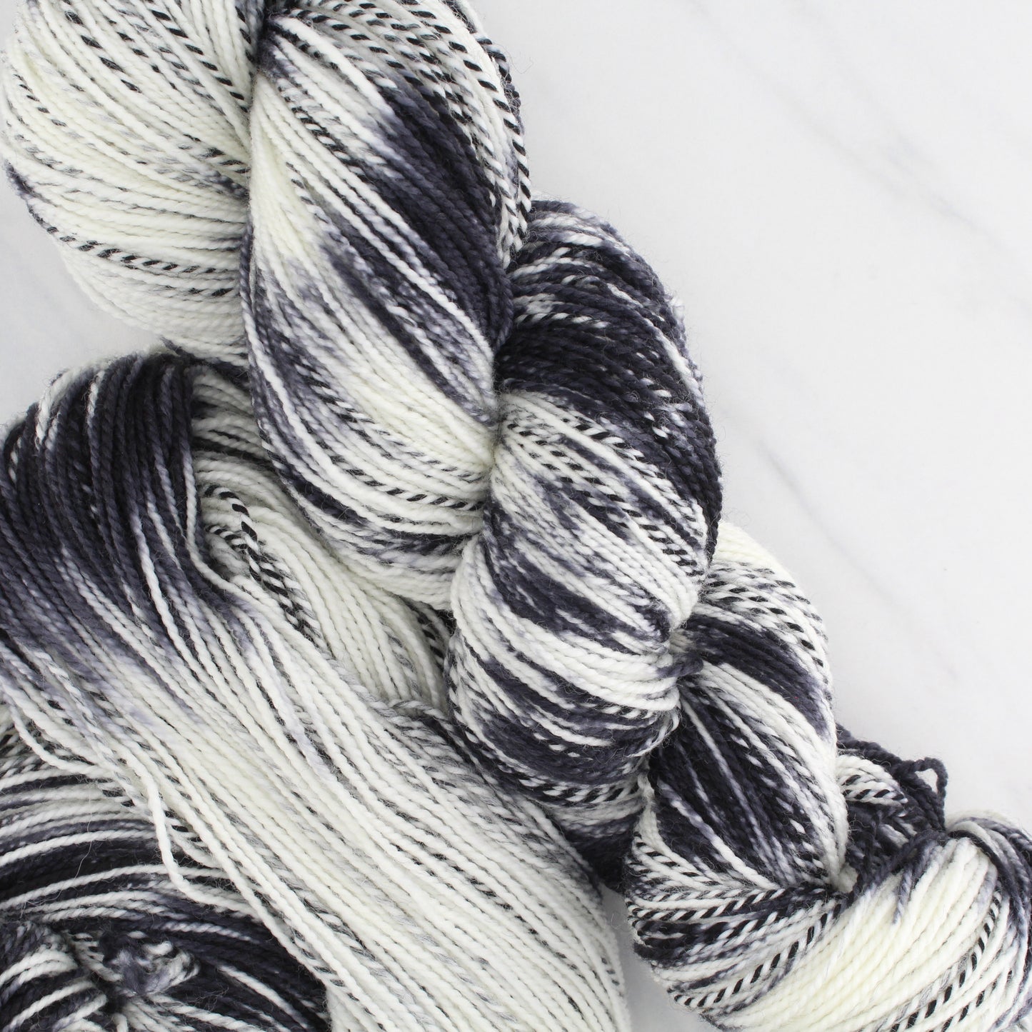 ZEBRA LONGWING BUTTERFLY Hand-Dyed on Stained Glass Fingering