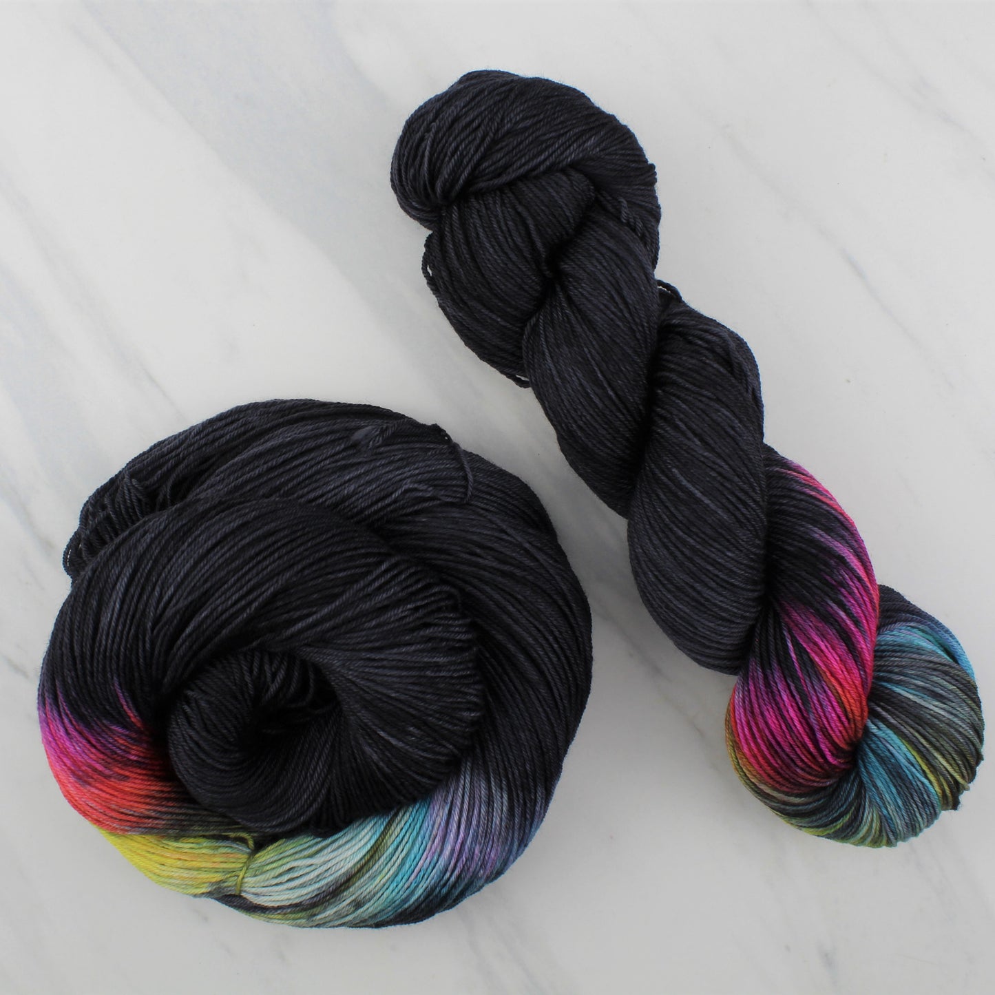 A LIGHT IN DARK PLACES - Yarn Dyed to Order - Assigned Pooling Colorway