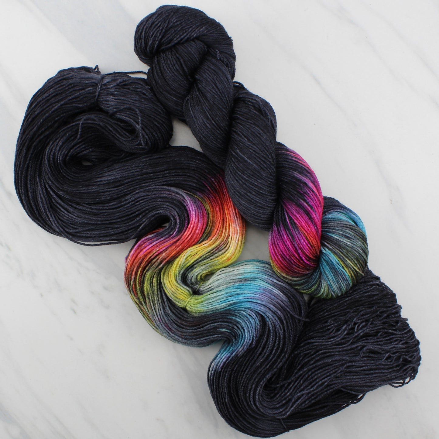A LIGHT IN DARK PLACES - Yarn Dyed to Order - Assigned Pooling Colorway