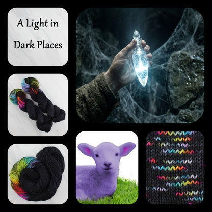 The Lord of the Rings Collection - A LIGHT IN DARK PLACES - Yarn Dyed to Order - Assigned Pooling Colorway