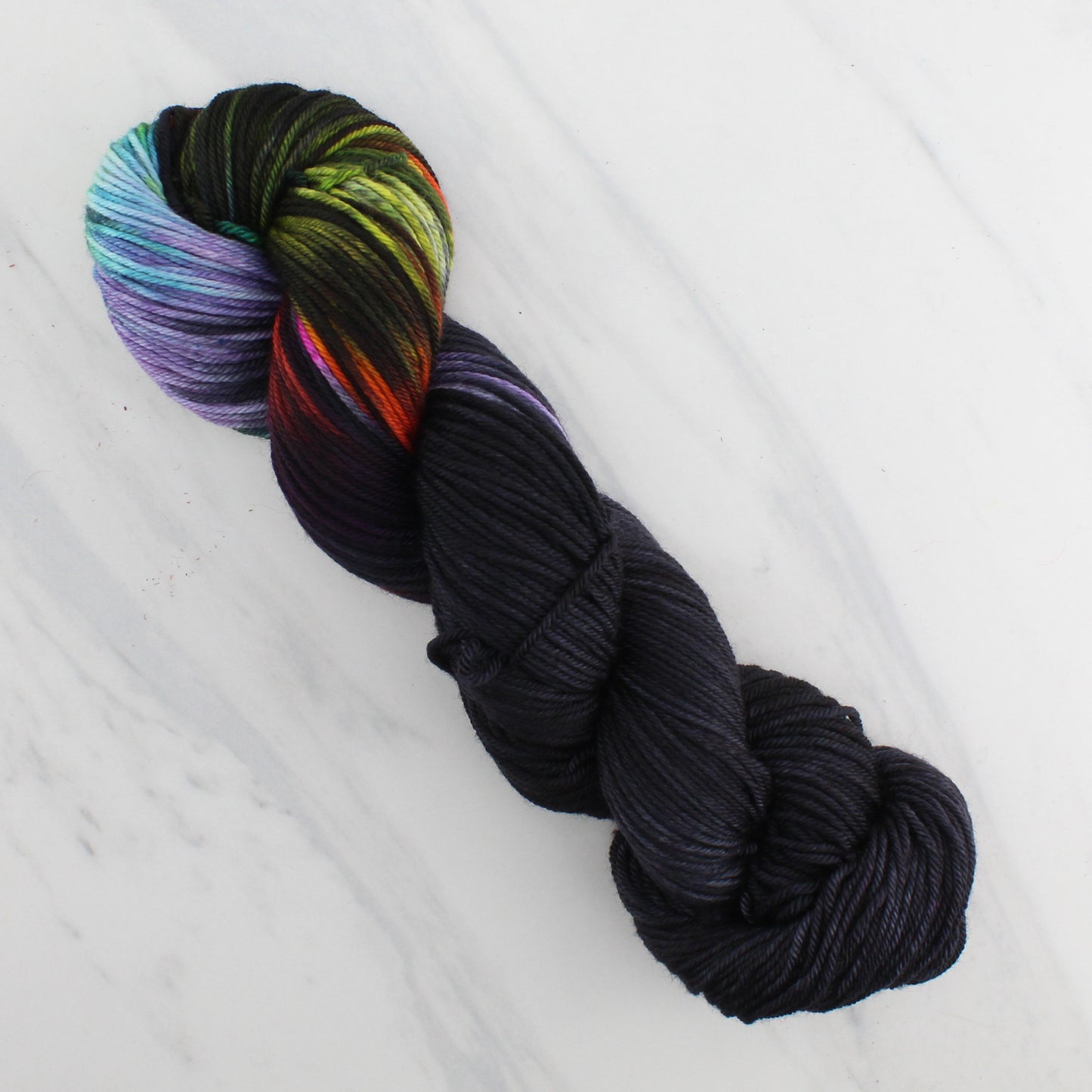 A LIGHT IN DARK PLACES on Indie-Dyed Yarn on Squoosh DK - Assigned Pooling Colorway