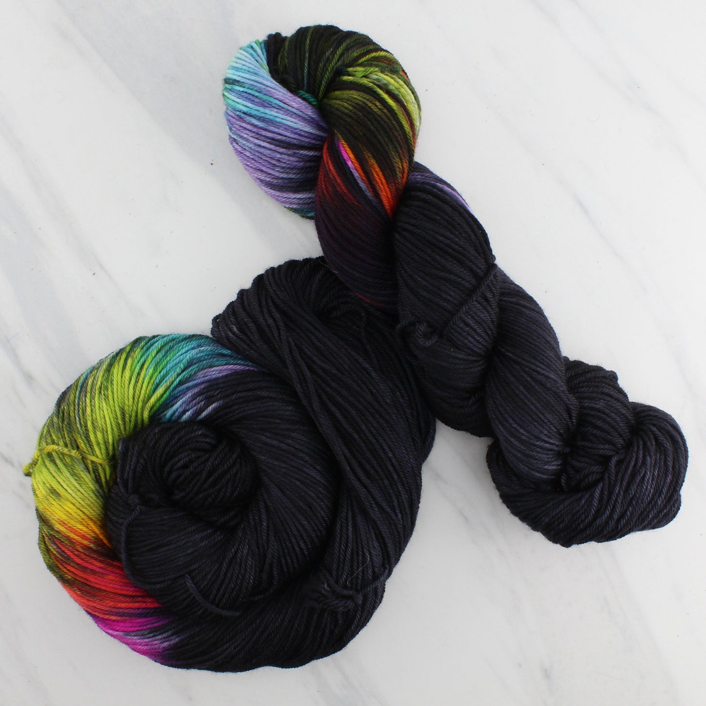 A LIGHT IN DARK PLACES on Indie-Dyed Yarn on Squoosh DK - Assigned Pooling Colorway