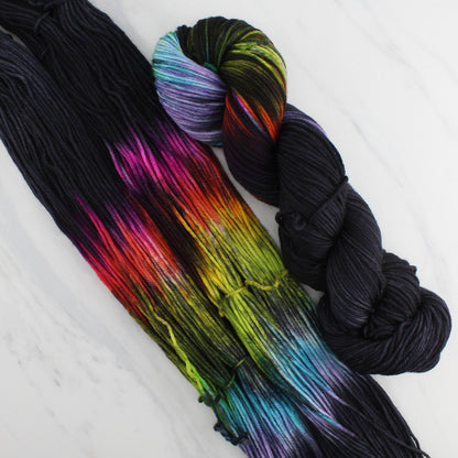 A LIGHT IN DARK PLACES on Indie-Dyed Yarn on Squoosh DK - Assigned Pooling Colorway