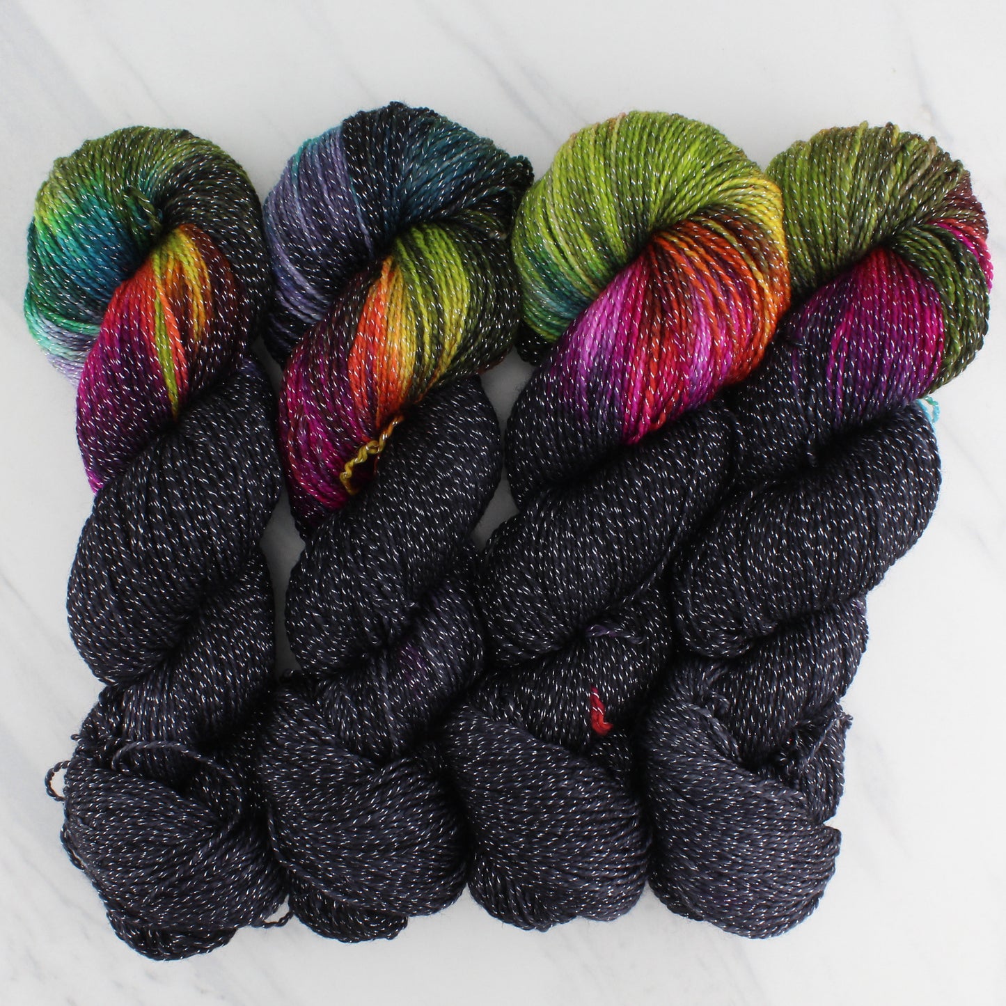 A LIGHT IN DARK PLACES - Yarn Dyed to Order - Assigned Pooling Colorway