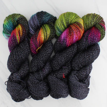 A LIGHT IN DARK PLACES - Yarn Dyed to Order - Assigned Pooling Colorway