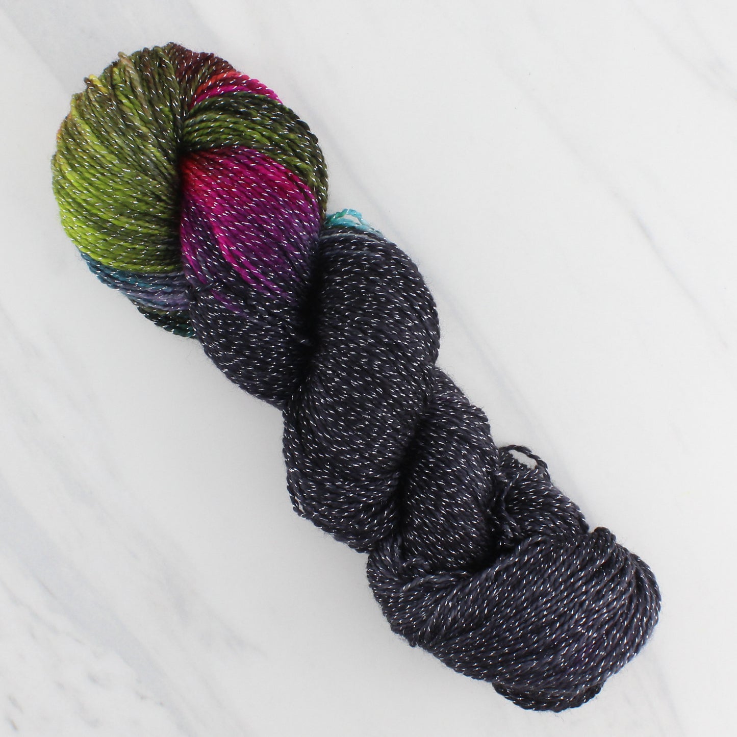 A LIGHT IN DARK PLACES - Yarn Dyed to Order - Assigned Pooling Colorway