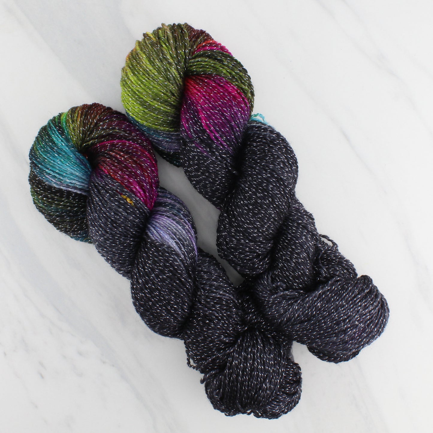 A LIGHT IN DARK PLACES - Yarn Dyed to Order - Assigned Pooling Colorway