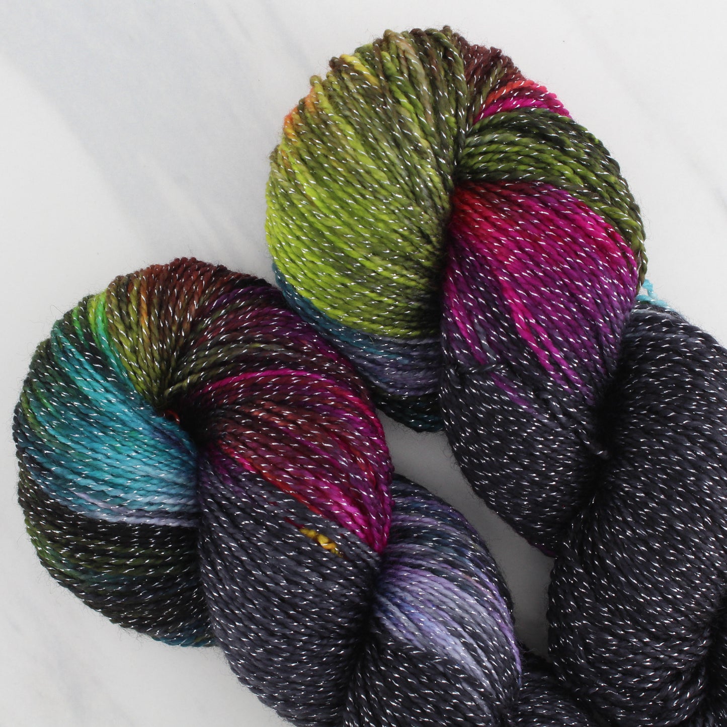 A LIGHT IN DARK PLACES - Yarn Dyed to Order - Assigned Pooling Colorway