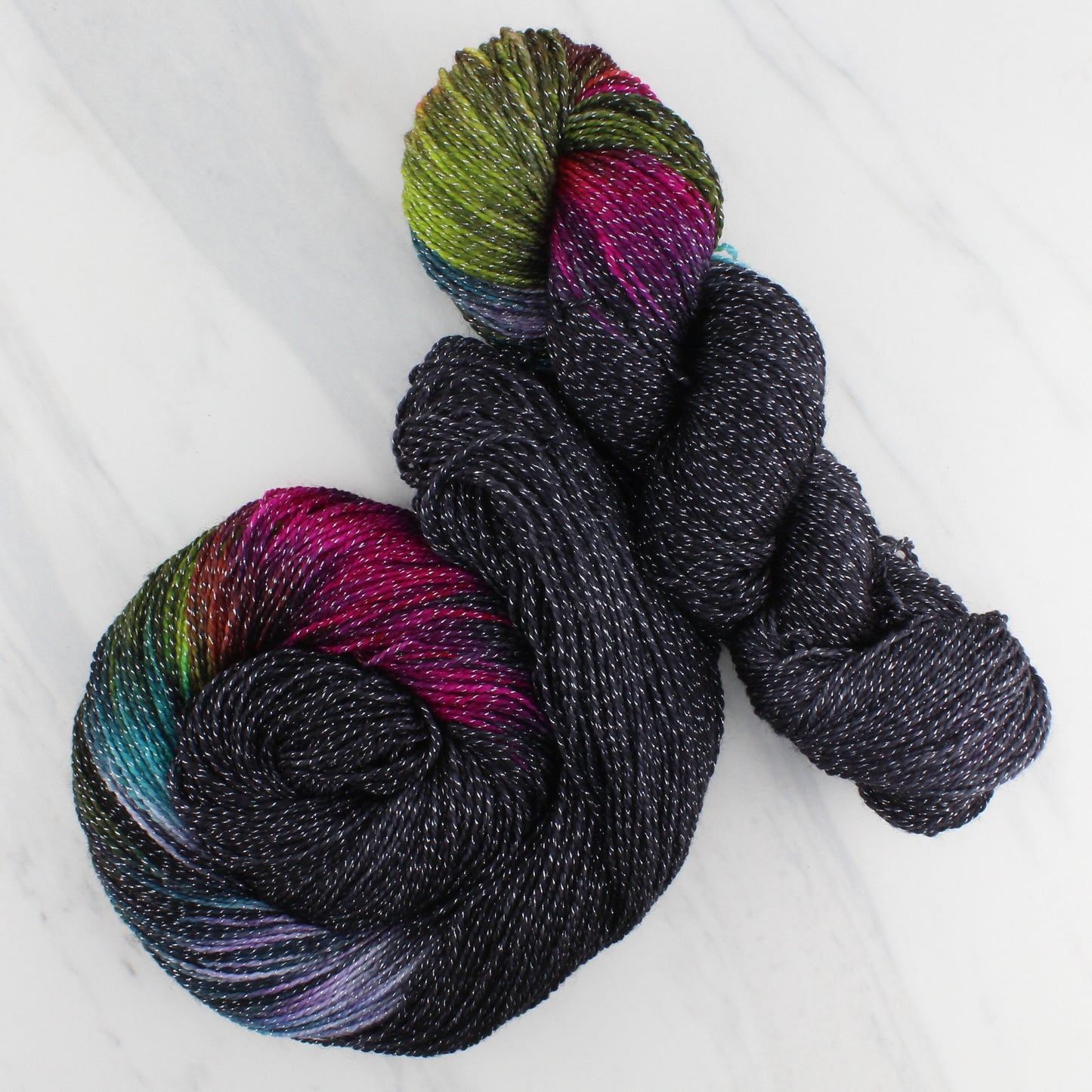 A LIGHT IN DARK PLACES - Yarn Dyed to Order - Assigned Pooling Colorway