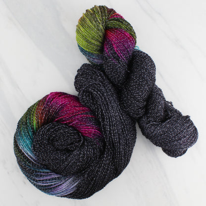 A LIGHT IN DARK PLACES - Yarn Dyed to Order - Assigned Pooling Colorway