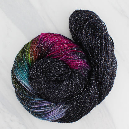 A LIGHT IN DARK PLACES - Yarn Dyed to Order - Assigned Pooling Colorway