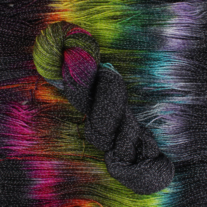 A LIGHT IN DARK PLACES - Yarn Dyed to Order - Assigned Pooling Colorway
