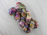 AFREMOV'S FAREWELL TO ANGER Indie-Dyed Yarn on Diamond Silk Sock