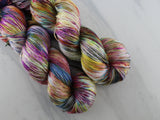 AFREMOV'S FAREWELL TO ANGER Indie-Dyed Yarn on Diamond Silk Sock