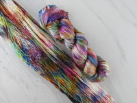 AFREMOV'S FAREWELL TO ANGER Indie-Dyed Yarn on Diamond Silk Sock