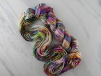 AFREMOV'S FAREWELL TO ANGER Indie-Dyed Yarn on Diamond Silk Sock