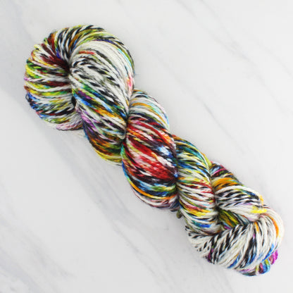 AFREMOV'S FAREWELL TO ANGER Hand Dyed on Stained Glass DK - Splashed & Speckled Colorway