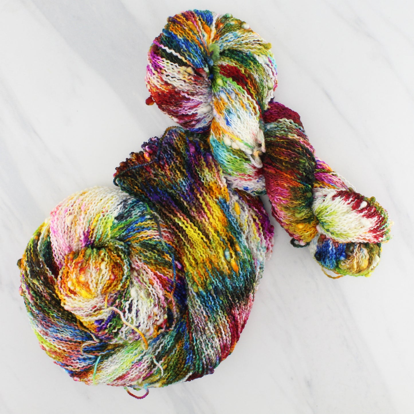 AFREMOV'S FAREWELL TO ANGER Hand-Dyed Yarn on Squiggle Sock