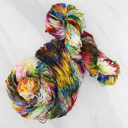 AFREMOV'S FAREWELL TO ANGER Hand-Dyed Yarn on Squiggle Sock