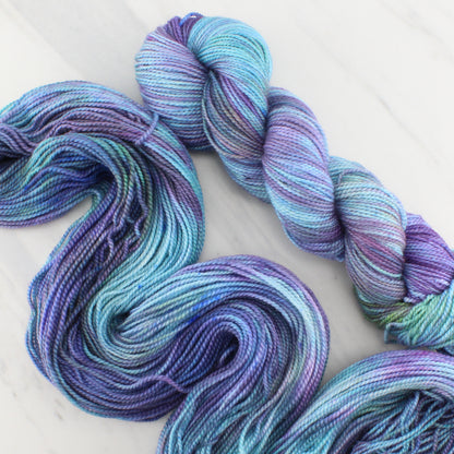AFTER THE RAIN on Buttery Soft DK - Hand-Dyed Yarn - Purple Lamb