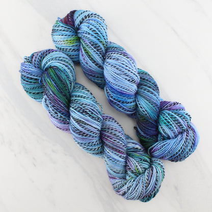 AFTER THE RAIN on Stained Glass Sock  - Hand-Dyed Yarn - Purple Lamb