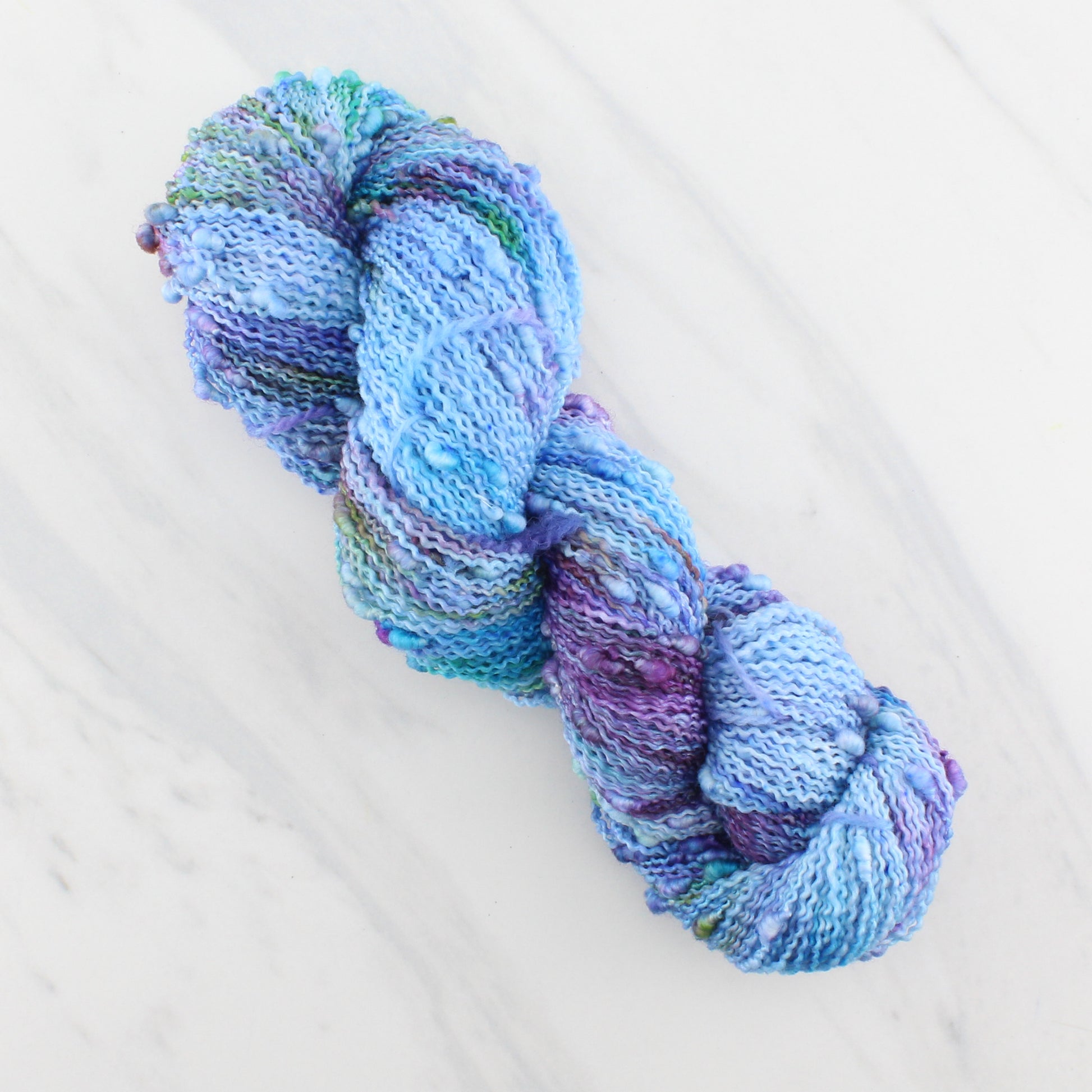 AFTER THE RAIN on Squiggle Sock  - Hand-Dyed Yarn - Purple Lamb