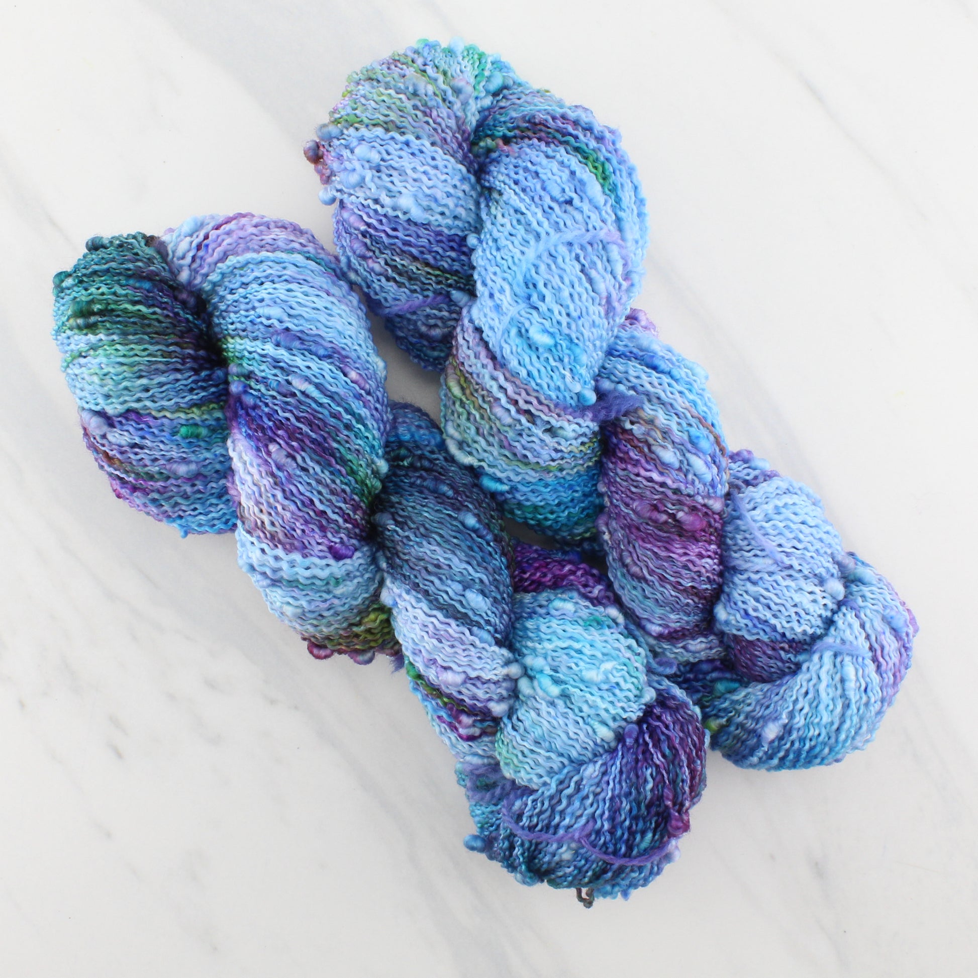 AFTER THE RAIN on Squiggle Sock  - Hand-Dyed Yarn - Purple Lamb