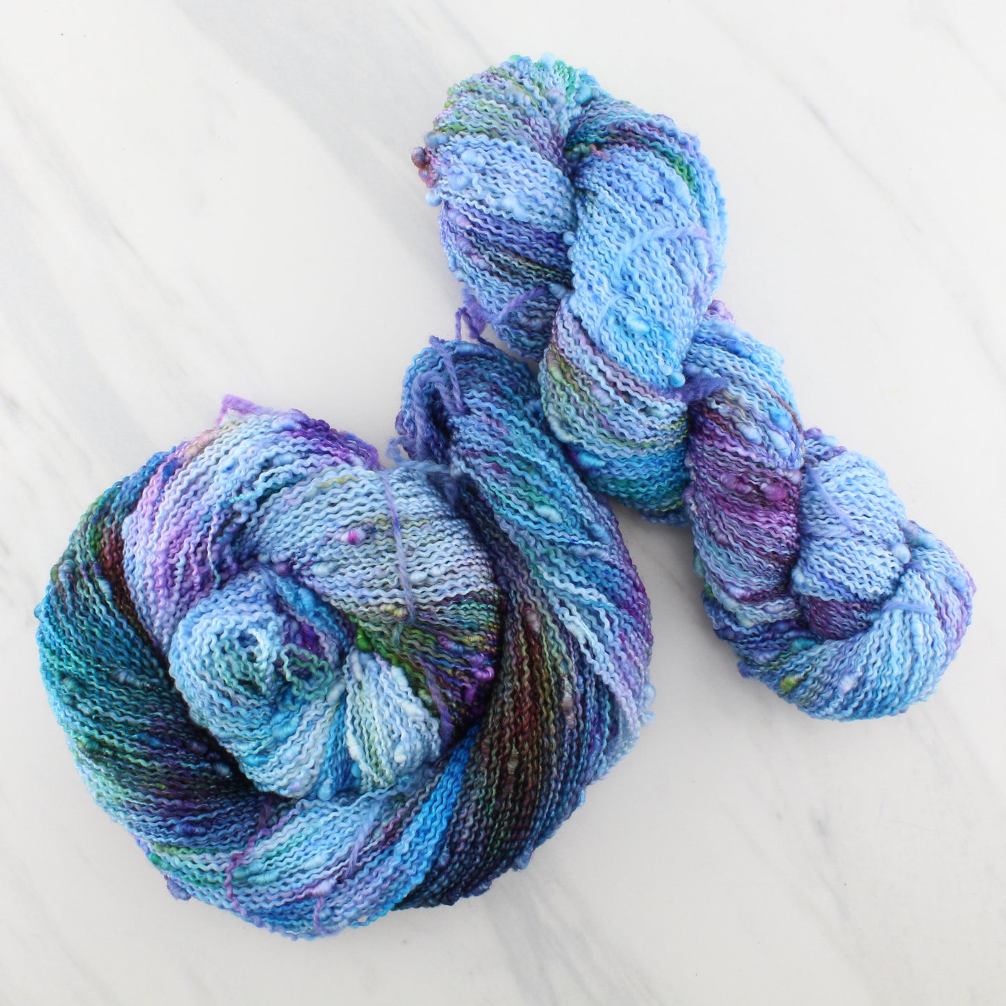 AFTER THE RAIN on Squiggle Sock  - Hand-Dyed Yarn - Purple Lamb