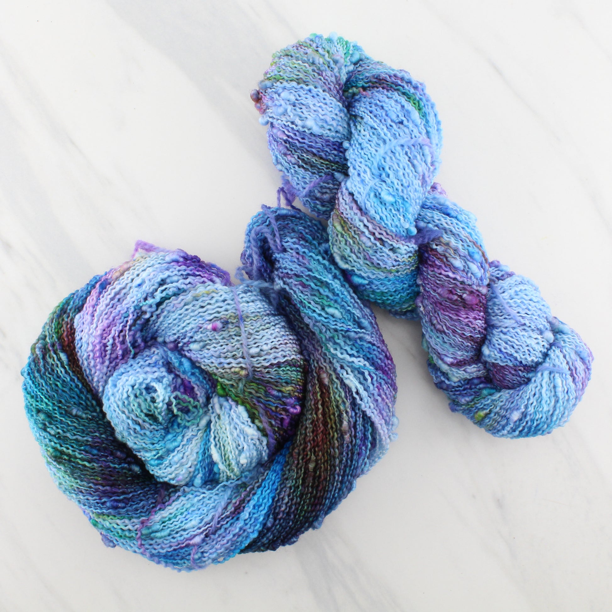 AFTER THE RAIN on Squiggle Sock  - Hand-Dyed Yarn - Purple Lamb