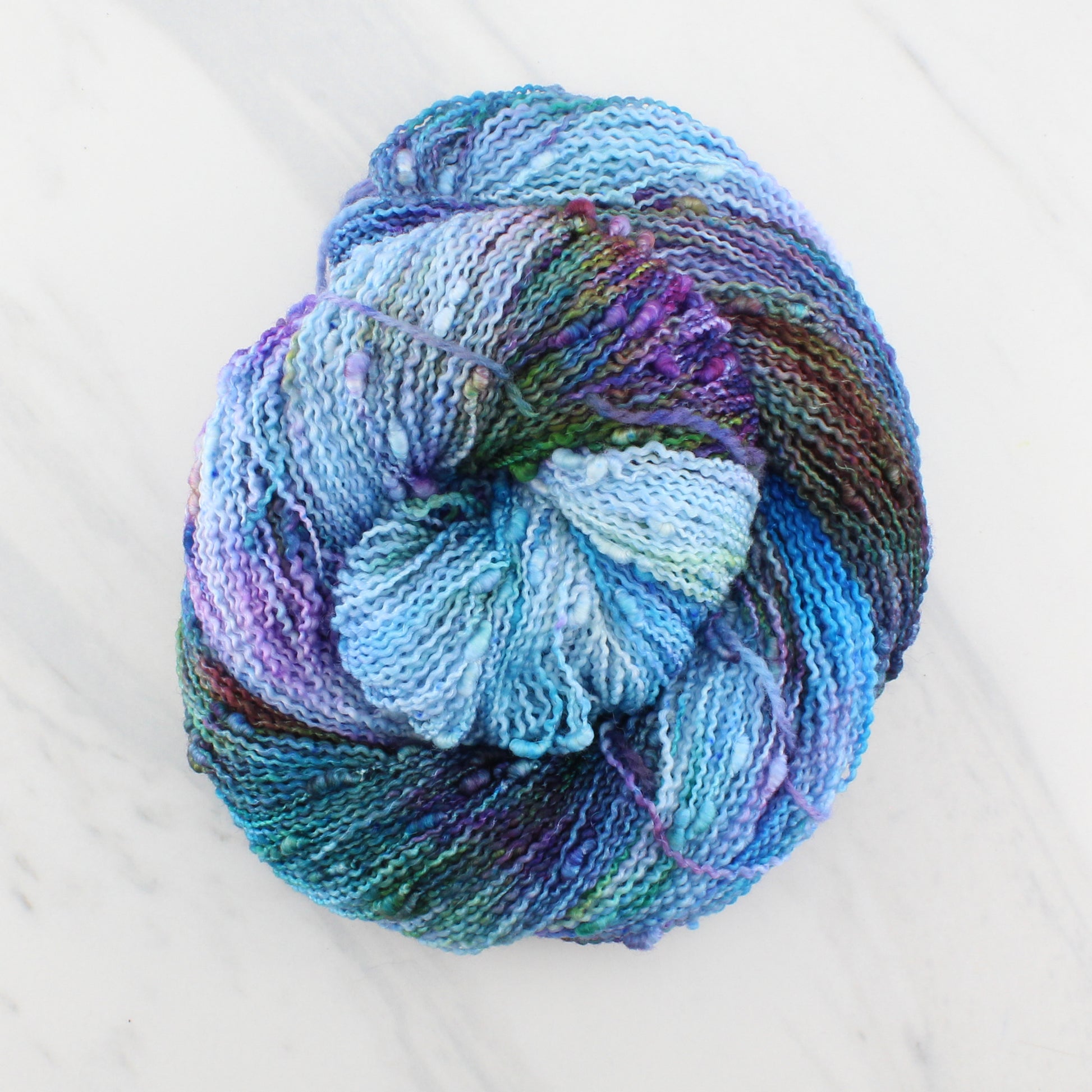 AFTER THE RAIN on Squiggle Sock  - Hand-Dyed Yarn - Purple Lamb