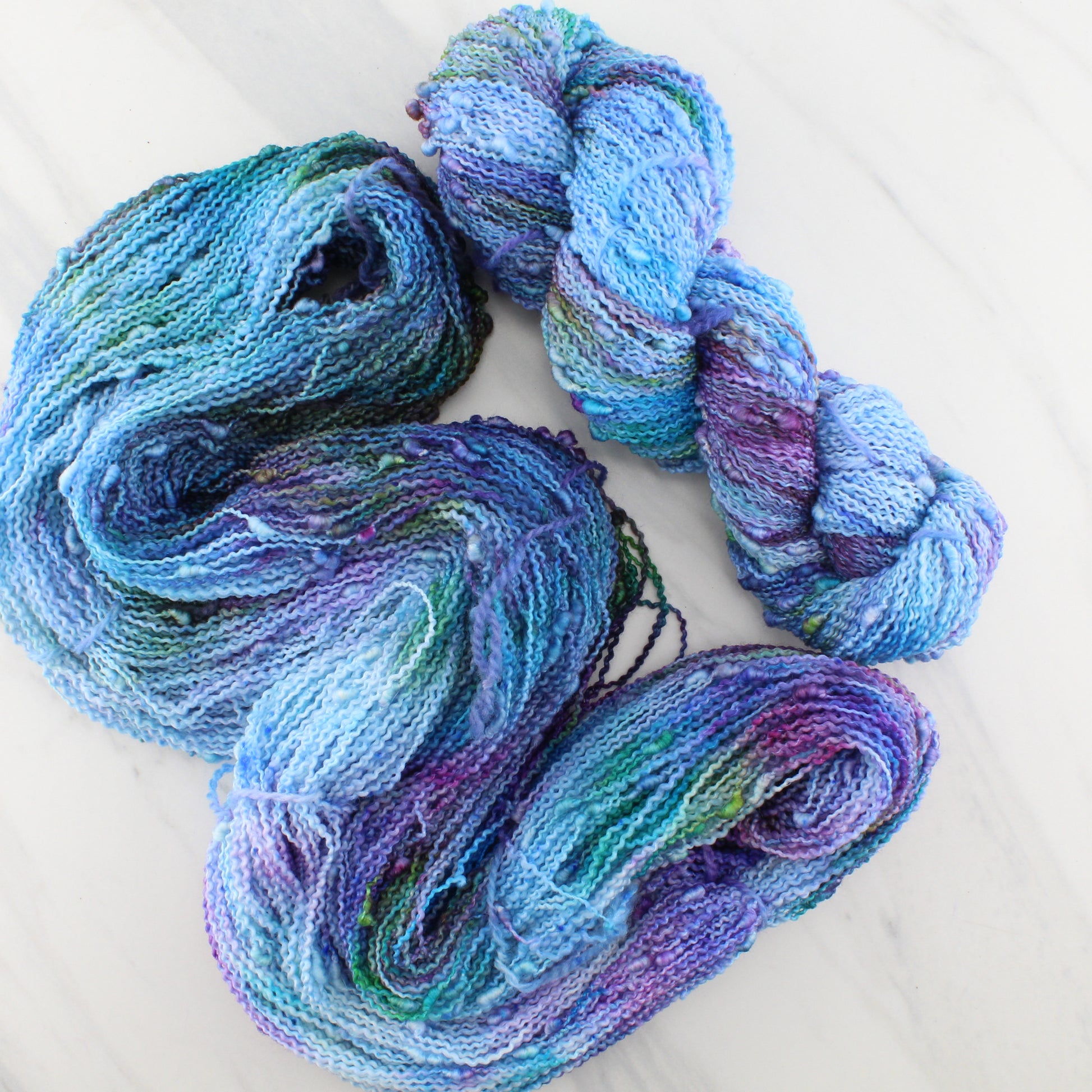 AFTER THE RAIN on Squiggle Sock  - Hand-Dyed Yarn - Purple Lamb