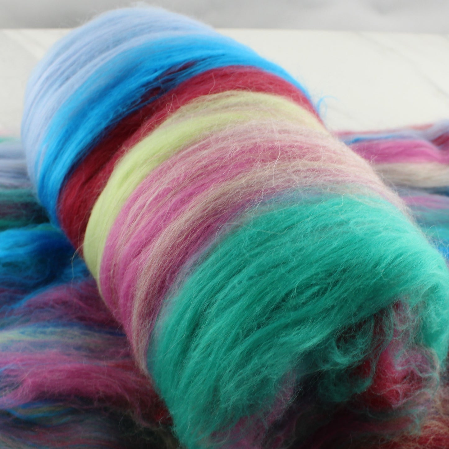 AFTER THE RAIN Art Batts to Spin and Felt - Purple Lamb