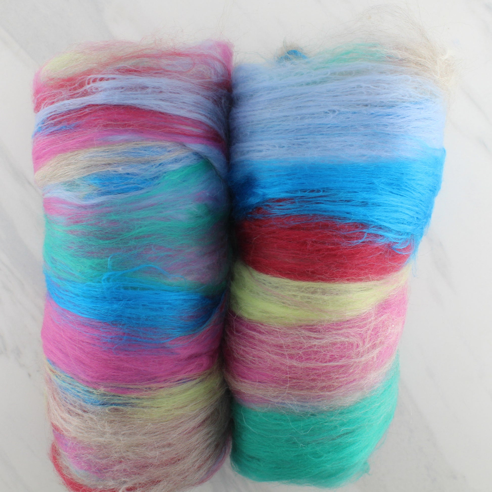 AFTER THE RAIN Art Batts to Spin and Felt - Purple Lamb