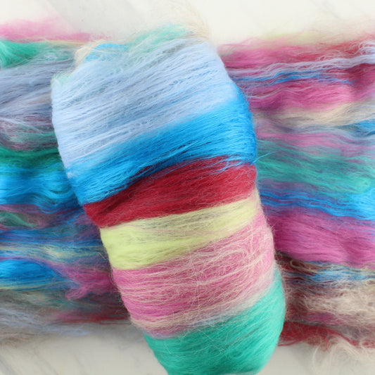 AFTER THE RAIN Art Batts to Spin and Felt - Purple Lamb
