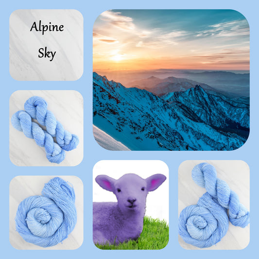 ALPINE SKY - Yarn Dyed to Order