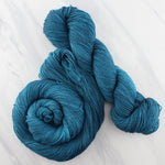 ANNUNCIATION BLUE Indie-Dyed Yarn on Sock Perfection