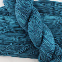 ANNUNCIATION BLUE Indie-Dyed Yarn on Sock Perfection