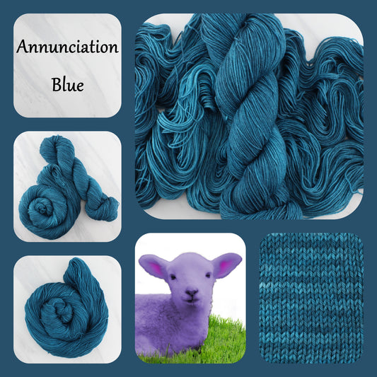 ANNUNCIATION BLUE - Yarn Dyed to Order