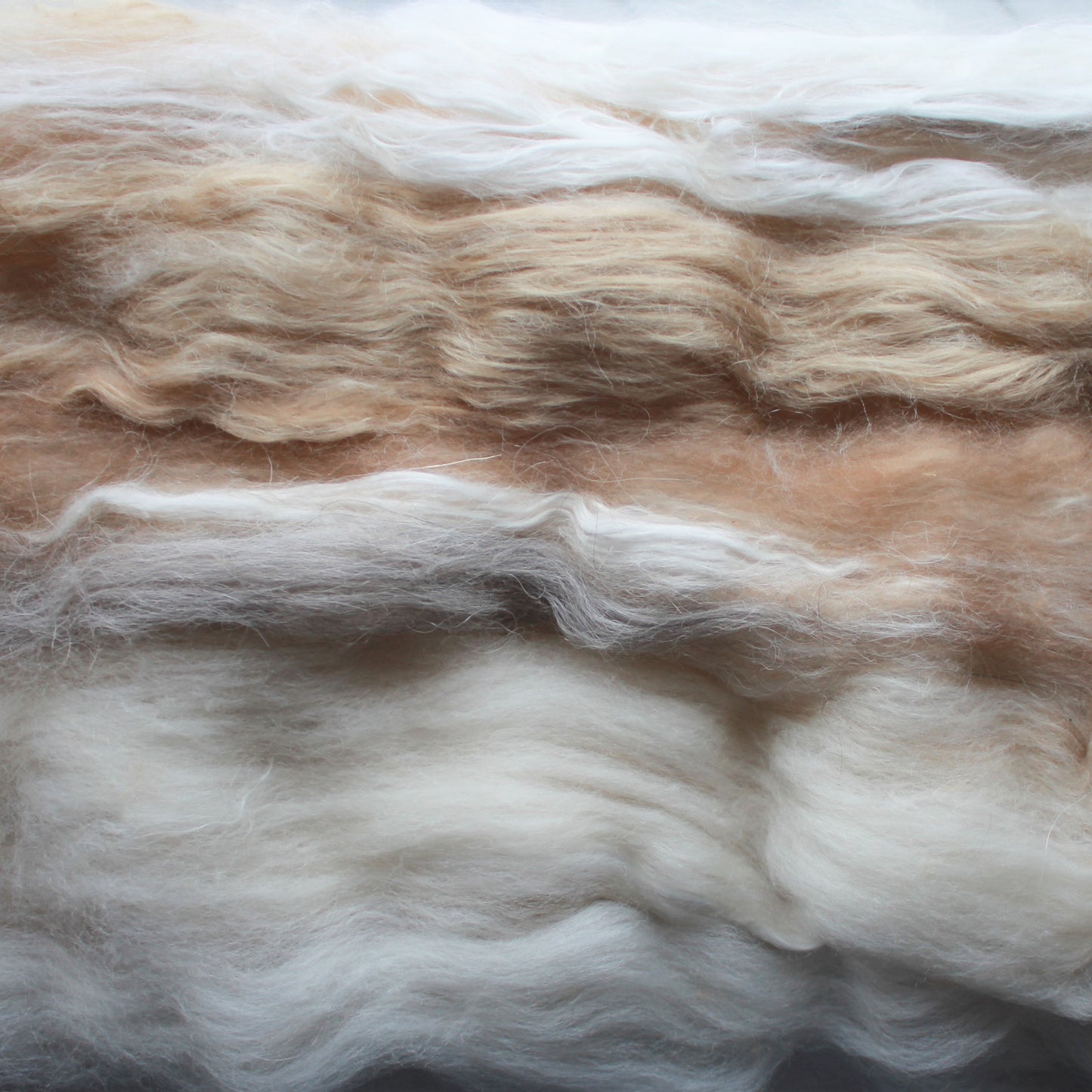 AU NATUREL Art Batt for Spinning and Felting