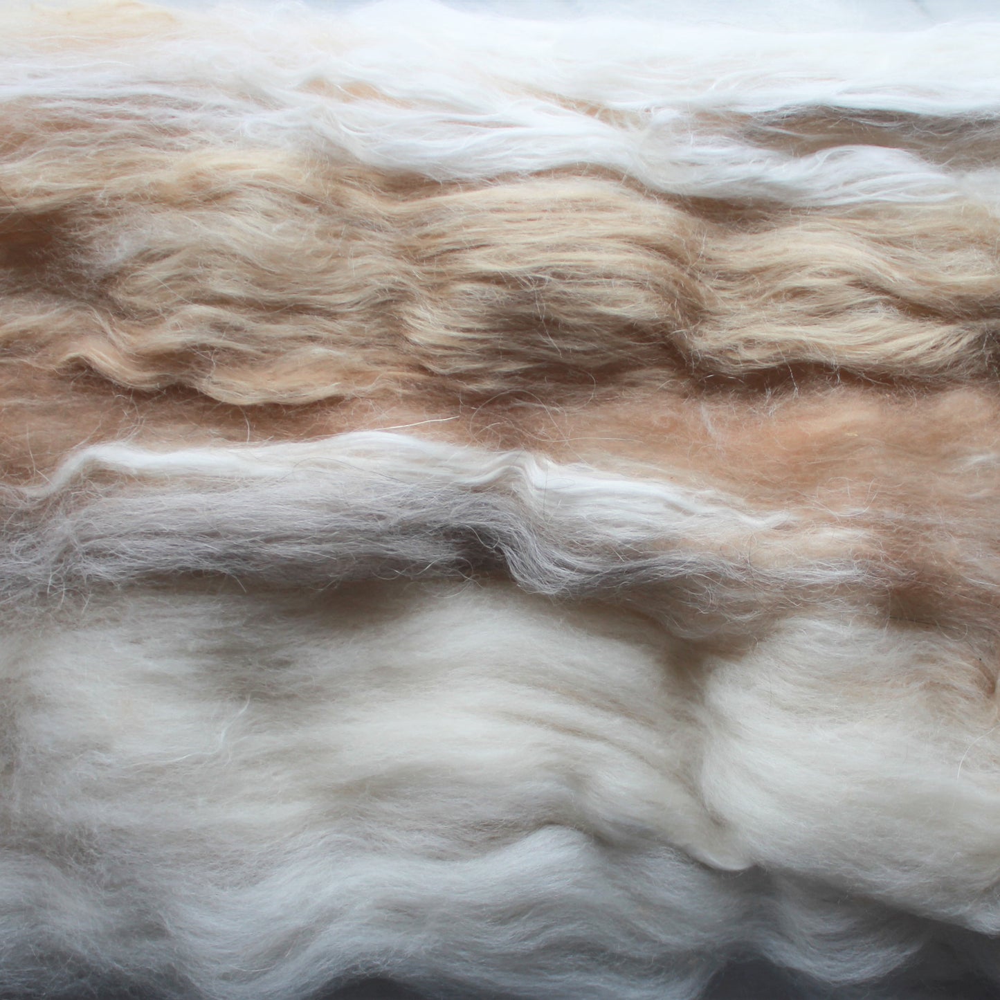 AU NATUREL Art Batt for Spinning and Felting