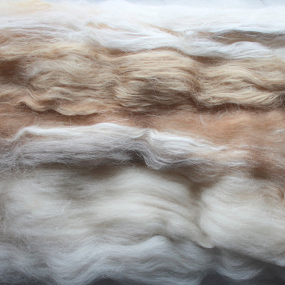 AU NATUREL Art Batt for Spinning and Felting
