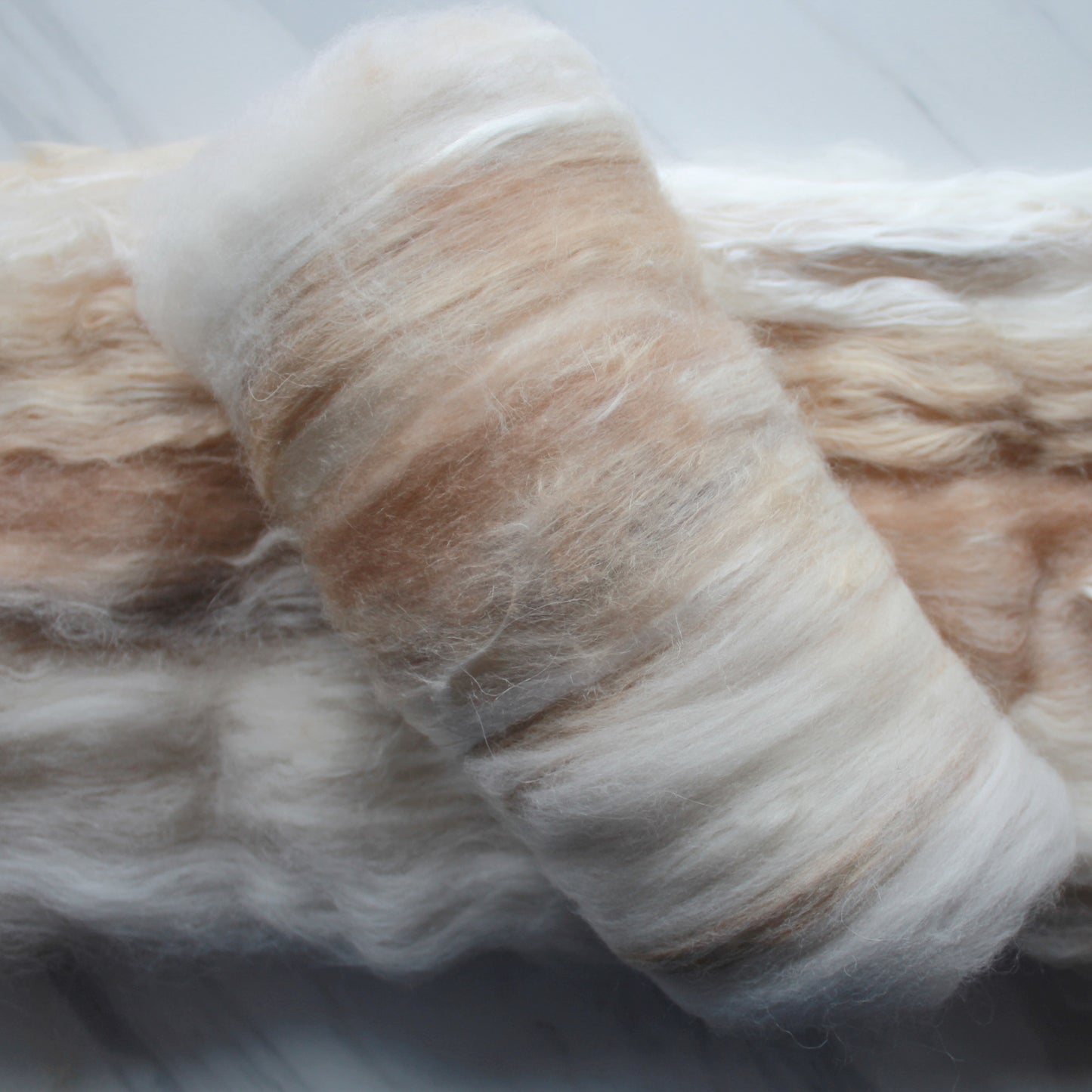 AU NATUREL Art Batt for Spinning and Felting