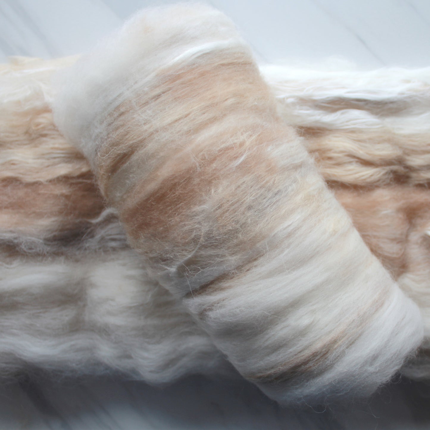 AU NATUREL Art Batt for Spinning and Felting