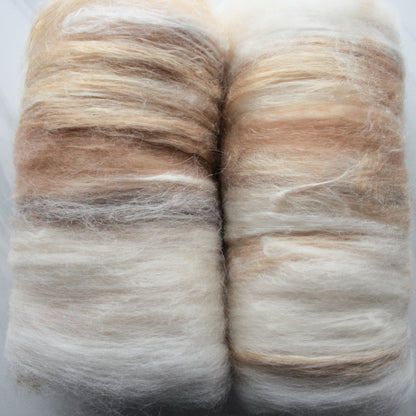 AU NATUREL Art Batt for Spinning and Felting