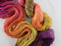 AUTUMN LEAVES Indie-Dyed Yarn on Diamond Silk Sock