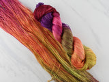 AUTUMN LEAVES Indie-Dyed Yarn on Diamond Silk Sock