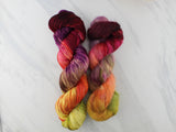 AUTUMN LEAVES Indie-Dyed Yarn on Suri Lace Cloud